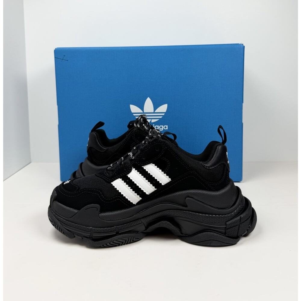 Size 36EU/6 - Balenciaga Triple S x Adidas Sneakers🖤 NEW/RETAIL $1,150! - Picture 6 of 9